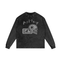 Acid Wash Oversize Long Sleeve T-Shirt