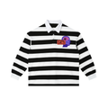 Color Block Stripe Polo Shirt
