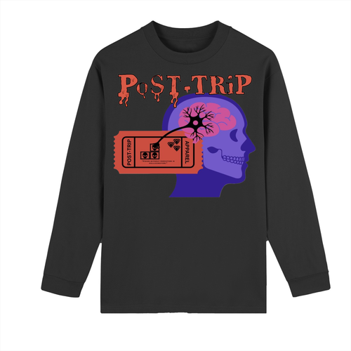 Crew Neck Drop Shoulder Long Sleeve Shirt