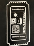 Black Sticker QR code