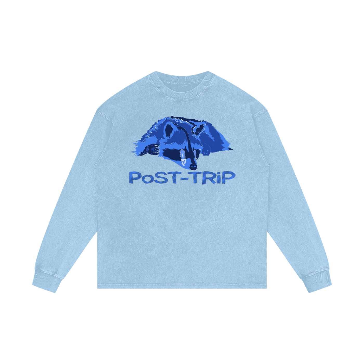 Acid Wash Oversize Long Sleeve T-Shirt