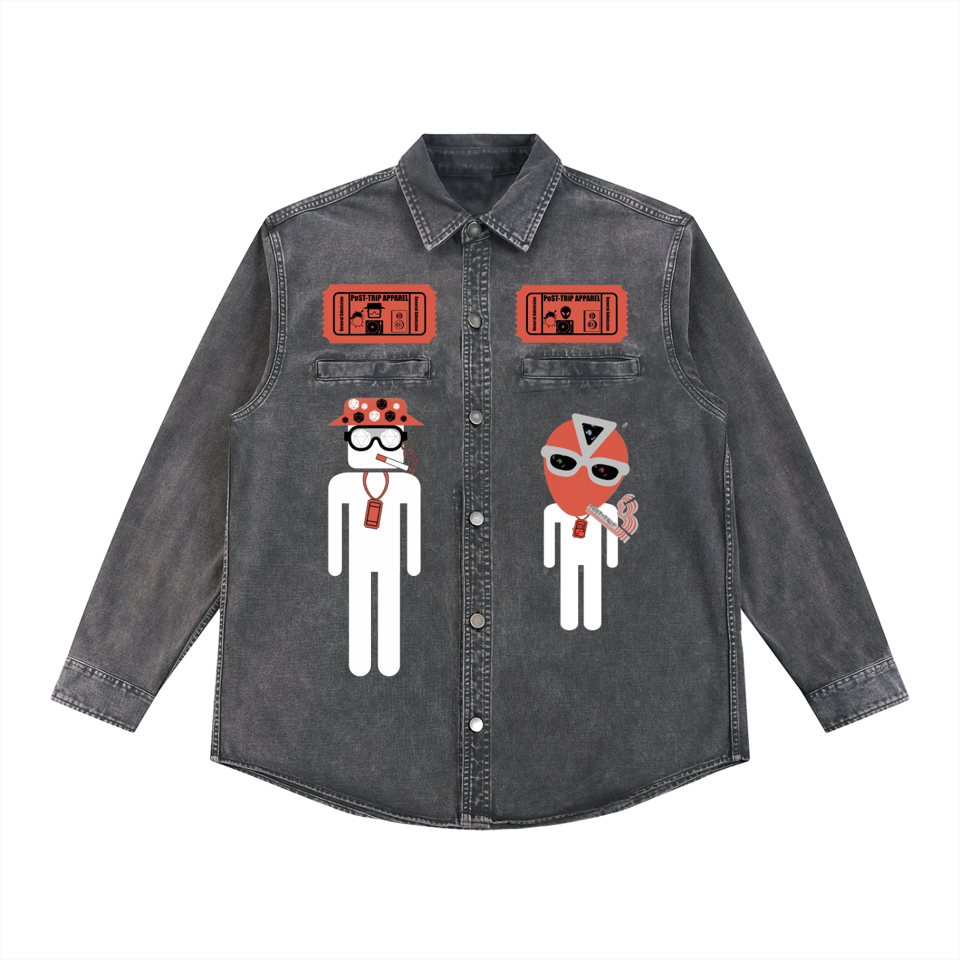 Denim Vintage Washed Heavyweight Jacket