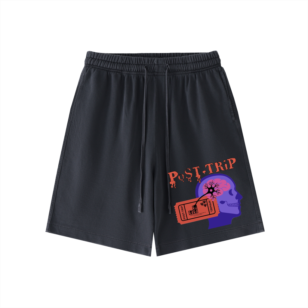 Vintage Wash Cotton Shorts