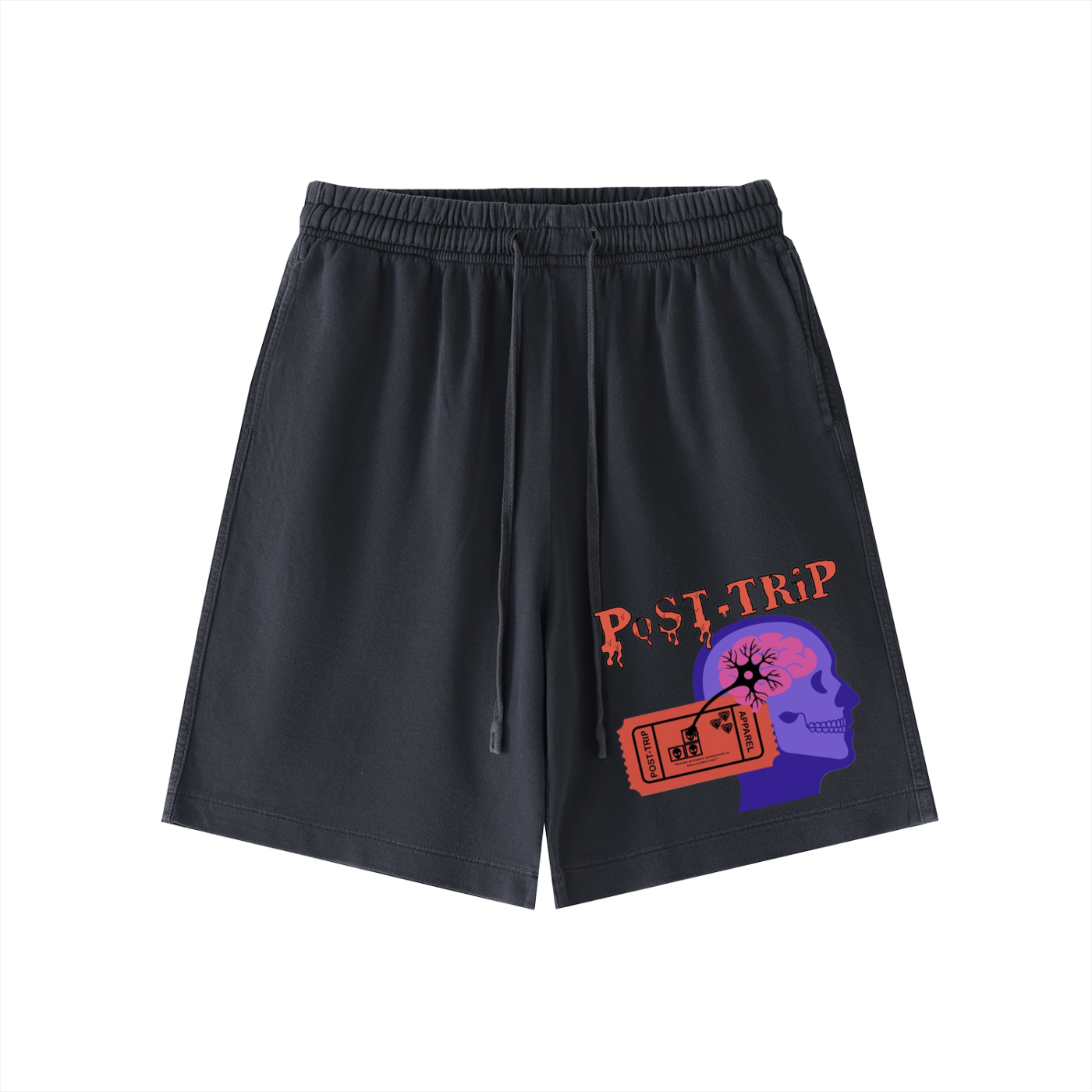 Vintage Wash Cotton Shorts