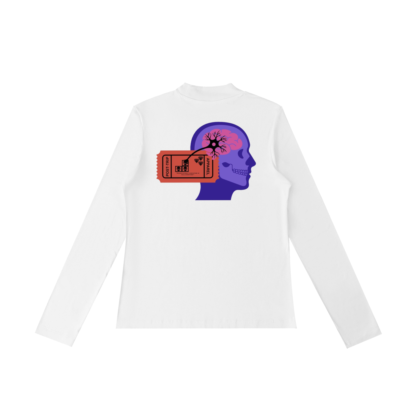 Essential Mock Neck Long Sleeve T-Shirt