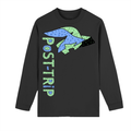 Crew Neck Drop Shoulder Long Sleeve Shirt