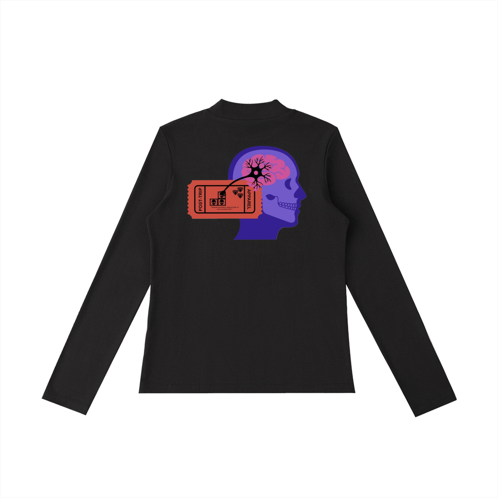 Essential Mock Neck Long Sleeve T-Shirt