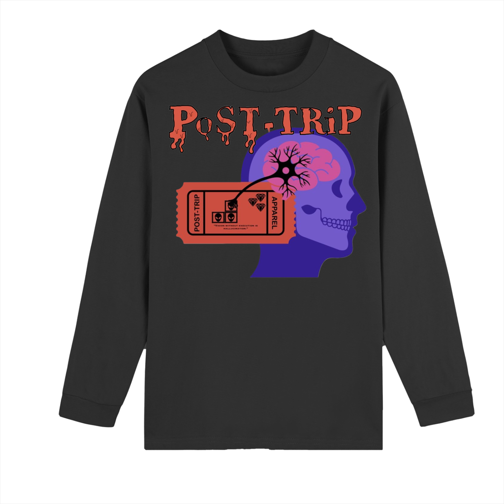 Crew Neck Drop Shoulder Long Sleeve Shirt