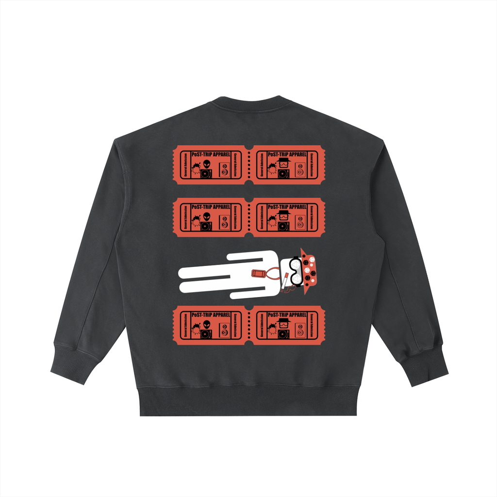 Vintage Washed Heavyweight Crewneck Sweatshirt